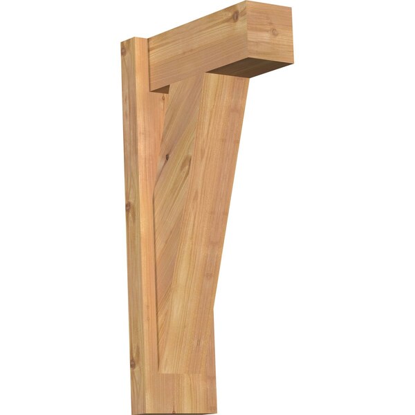 Ekena Millwork Traditional Block Smooth Outlooker, Western Red Cedar, 5 1/2"W x 12"D x 24"H OUT06X12X24TRA05SWR - main